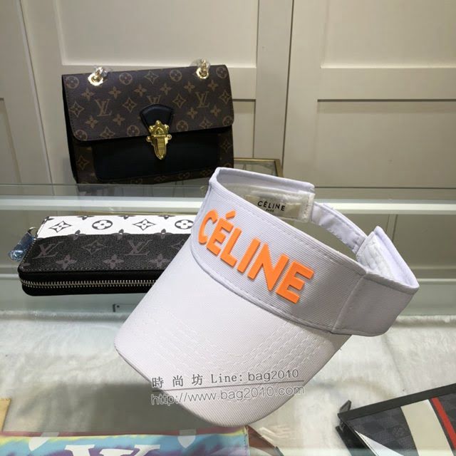 CELINE女士帽子 賽琳空頂遮陽帽  mm1164